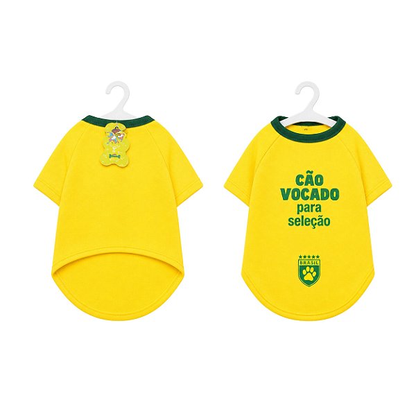Roupinha para Cachorro Copa do Mundo Cão Vocado