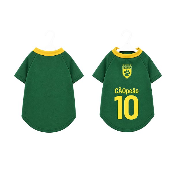 Roupinha para Cachorro Copa do Mundo Cãopeao