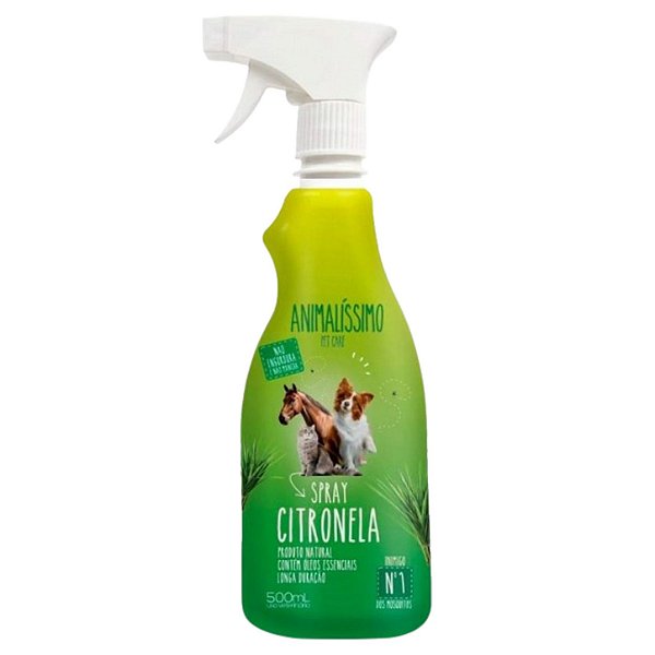 Spray de Citronela Repelente para Cães 500ml Animalíssimo