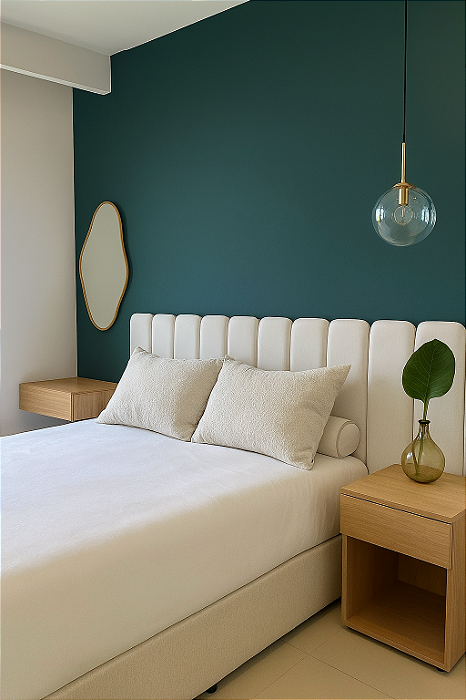 Placa 60x20cm borda linho natural