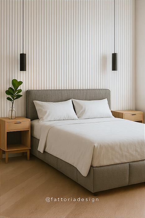 Cabeceira Orelha Linho cinza