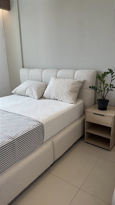 Placa para Base 4x2 bouclé natural