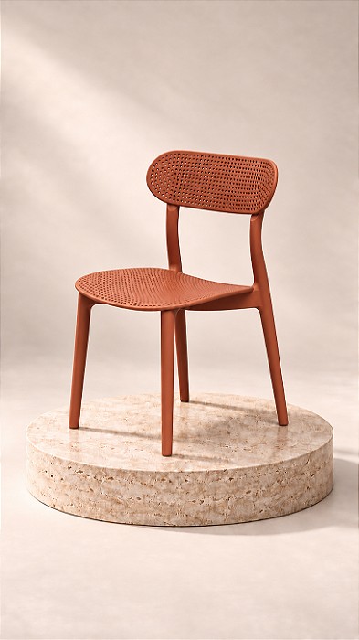 Cadeira Slim terracota