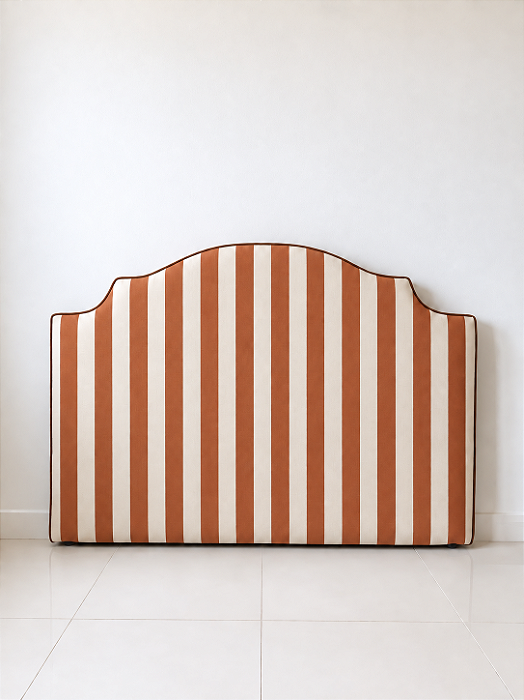 Cabeceira Friso Lady Listra terracota 130cm