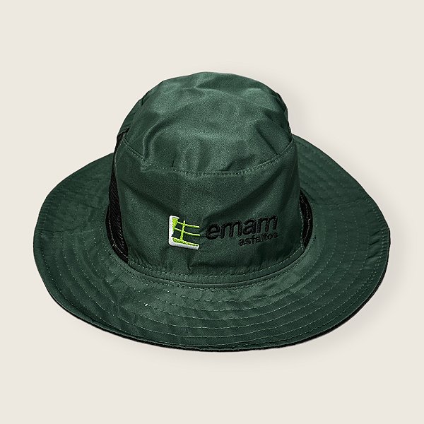 Chapéu Safari Verde Sem Proteção De Pescoço