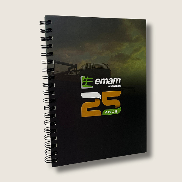 Caderno Personalizado 25 Anos - Capa Dura