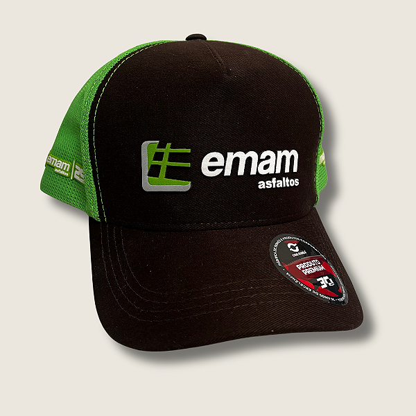 Boné Trucker Emam - Verde Neon