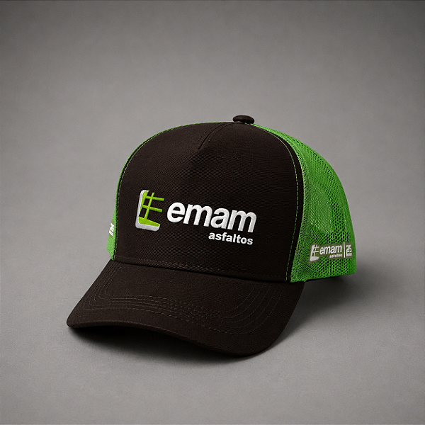 Boné Trucker Emam - Verde Neon