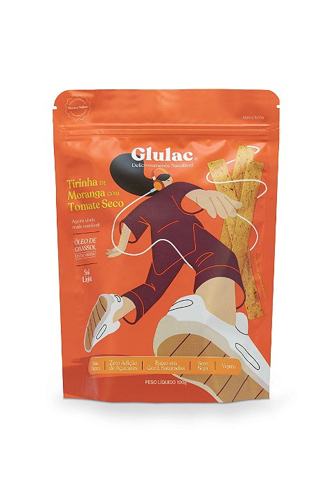 TIRINHAS GLULAC MORANGA COM TOMATE SECO 100G