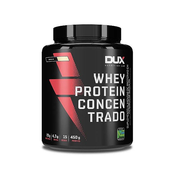 WHEY PROTEIN CONCENTRADO DUX CHOCOLATE BRANCO  450G