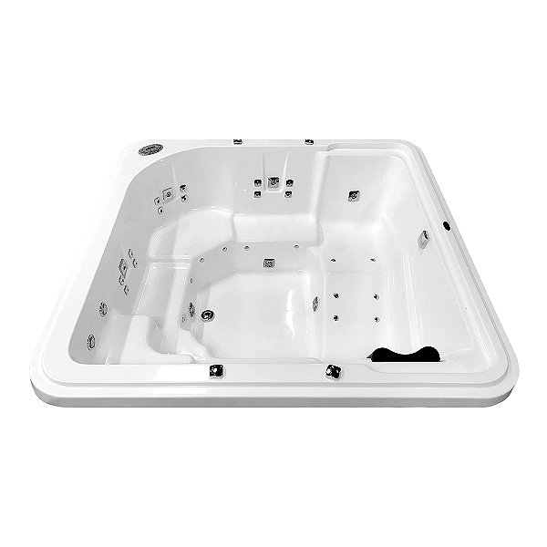 SPA HARMONY QUADRADO 200 x 200 x 70 CM PREMIUM P/ 5 PESSOAS OURO FINO