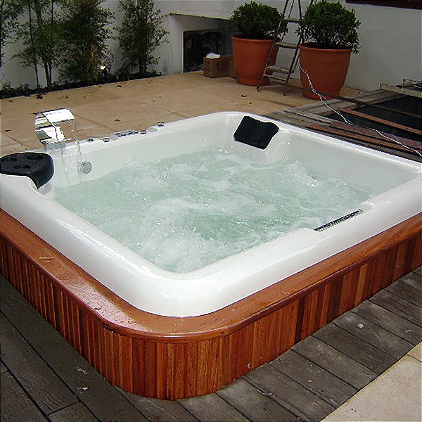 SPA IBERSPACRIL RETANGULAR 195 x 170 x 75 CM TOP LINE C/ 5 LUGARES OURO FINO