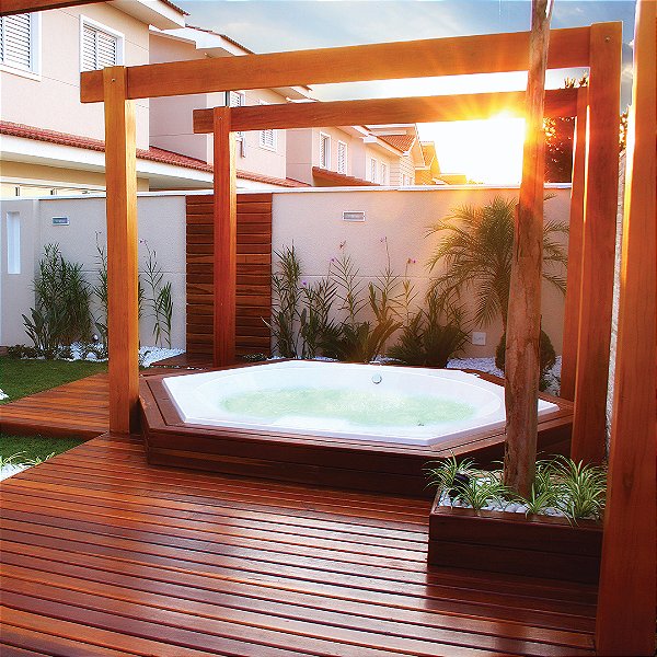 SPA THERMA CARIBE SEXTAVADO 267 x 230 x 77 CM PREMIUM P/ 6 PESSOAS OURO FINO