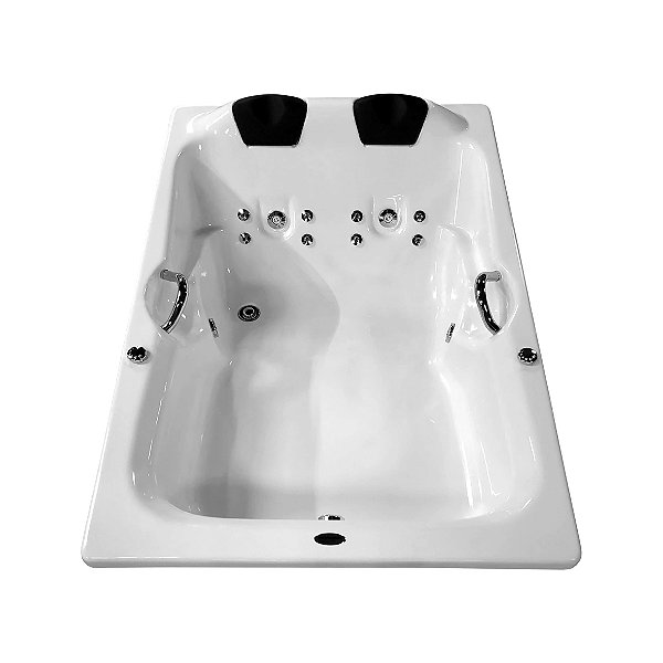 BANHEIRA ACRILLIC DUPLA 170 C/ HIDRO PREMIUM - AQUECEDOR CASA INTELIGENTE 8000W