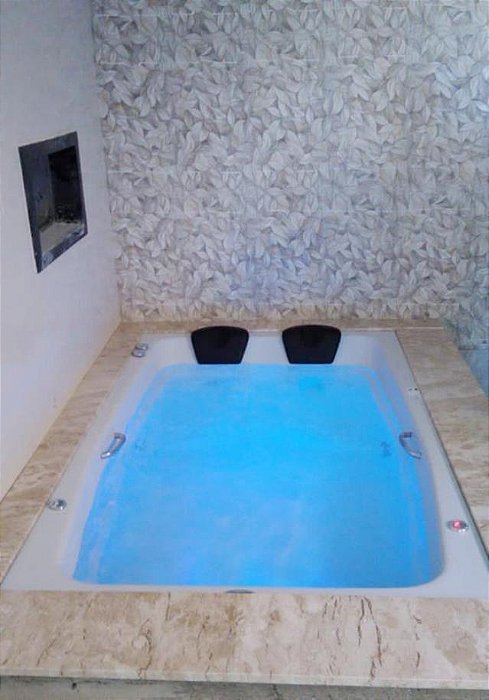 BANHEIRA ACRILBATH DUPLA 155 C/ HIDRO - TOP LINE