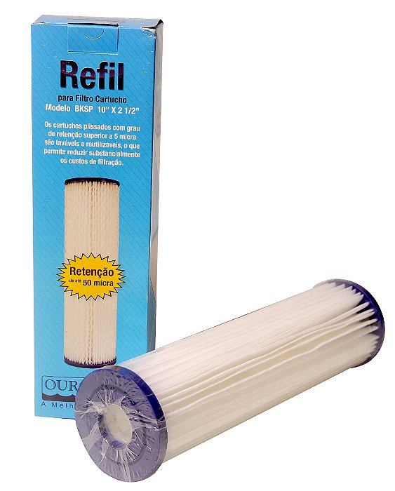 REFIL PARA FILTRO CARTUCHO  BKSP-F 10' X 2 1/2'   - PDV