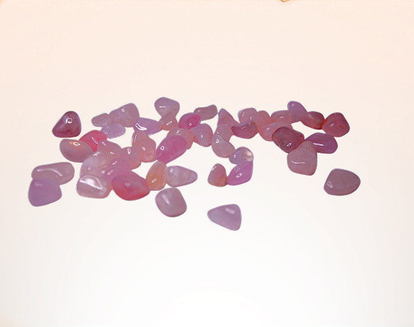 Kit de cristais de quartzo-rosa (Semente da Vida)