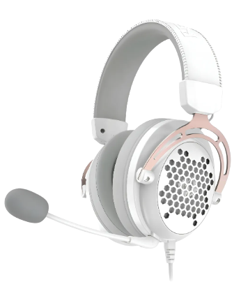Headset Gamer Redragon Diomedes Conector 3.5mm H388-w Branco