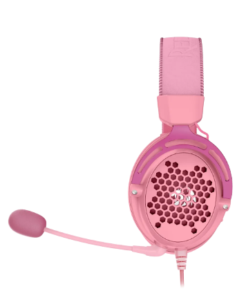 Fone Gamer Diomedes Usb 7.1 Surround - H388-p Cor Rosa Redragon