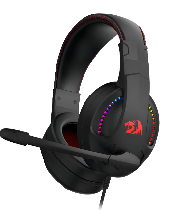 Headset Redragon Cronus Rgb 40mm Usb E P3 Preto - H211-rgb