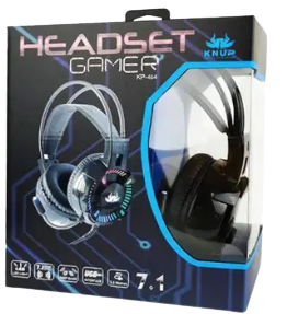 Fone de Ouvido Headset Gamer KP-464 KNUP