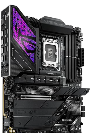 ASUS ROG STRIX Z890-E GAMING WIFI Placa-mãe Gamer Intel Z890 LGA 1700 DDR5 192GB 25 Portas USB ATX