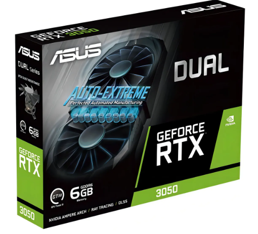 Placa De Vídeo Asus Dual Geforce Rtx 3050