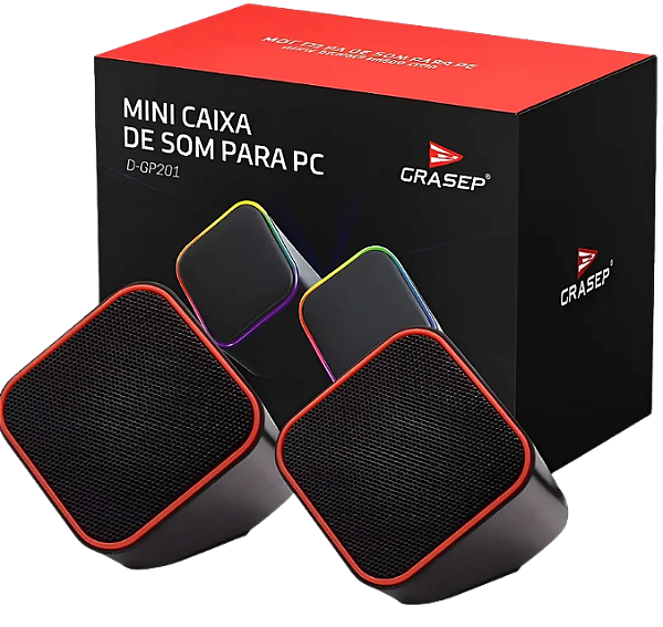 CONJUNTO DE CAIXAS DE SOM PARA COMPUTADOR RGB D-GP201