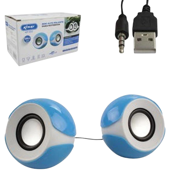 Caixa de Som Estéreo USB 10W para PC e Notebook – Som Envolvente, Compacta e Fácil de Usar