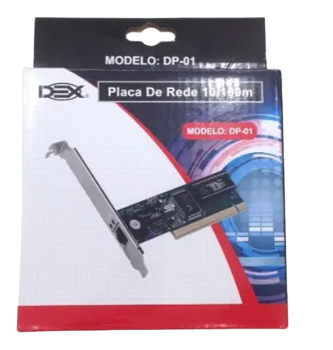 Placa de Rede PCI 10/100Mbps DP-01 PC0020DEX - DEX