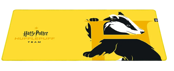 Mousepad Gamer Redragon Harry Potter Lufa-Lufa, 400x900x4mm, Tamanho L, Amarelo - HP-940