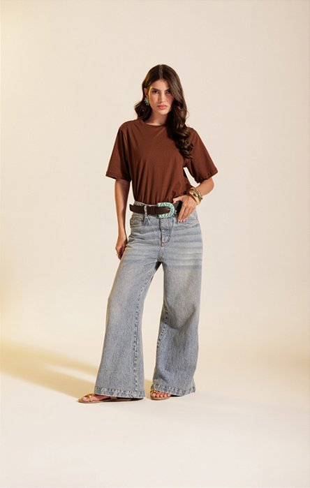 Calça Barra Flowers