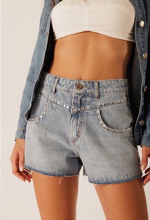 Short Jeans Brilho do Sol