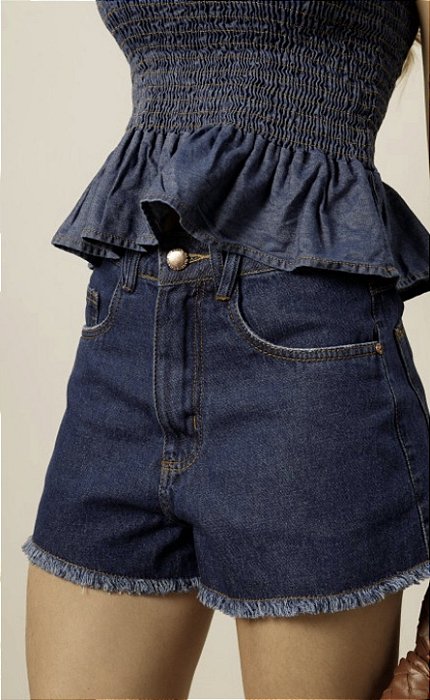Short Blue Ariela