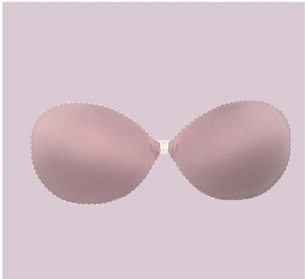 SUTIÃ SILICONE SERRILHADO CHOCOLATE 40