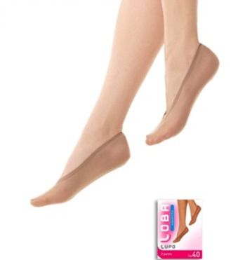 MEIA LOBA SAPATILHA FIO 40 PÓ DE ARROZ TAMANHO ÚNICO