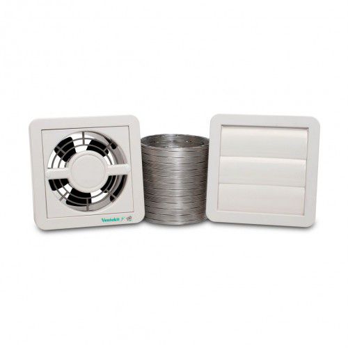 Exaustor Ventokit 125mm New Classic 150 com kit bivolt 8m²