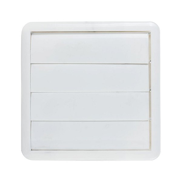 Grade Veneziana Autofechante 150MM Branca Ventisol Exaustor