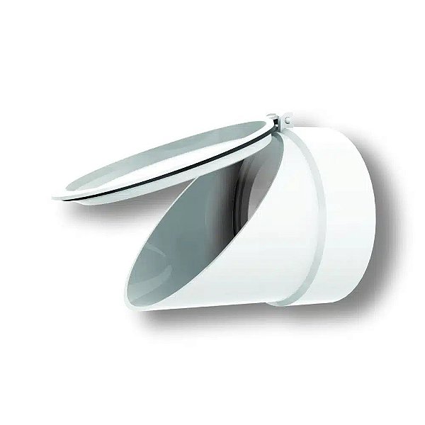 Válvula Retenção Horizontal 75mm Esgoto Branca Valeplast
