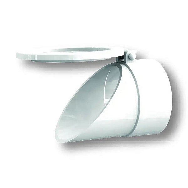 Válvula Retenção Horizontal 50mm Esgoto Branca Valeplast