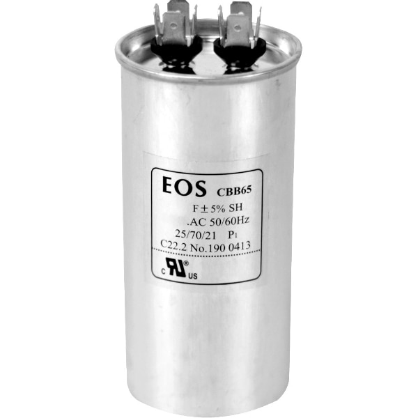 CAPACITOR 45 MFD 440V C/ TERMINAL 50X90 CORPO ALUMINIO 45 Uf