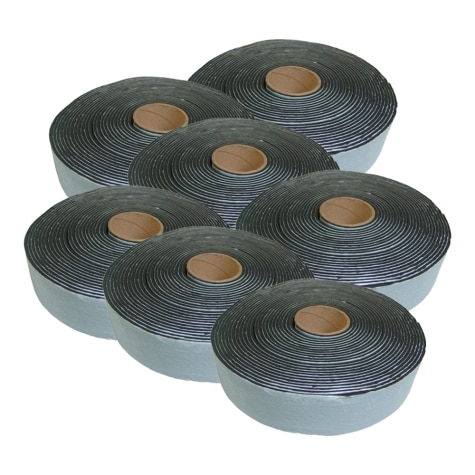 Fita Elastomérica Isolação Preta Engefitas 3mm x 45mm x 10m