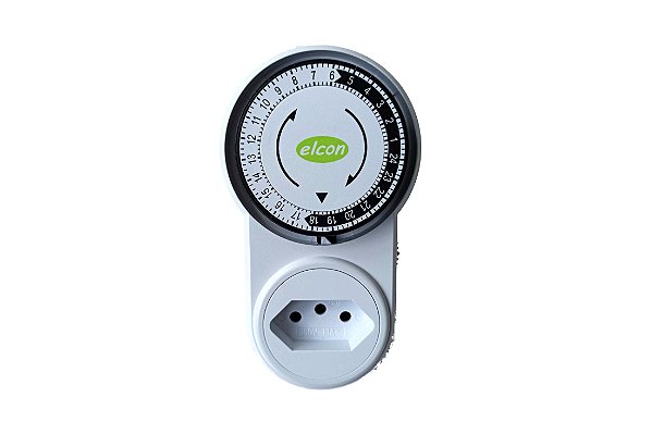 Timer Elcon Interruptor Horário Bivolt TM-22 3 Pinos