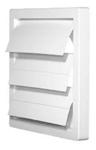 Grade Auto Fechante 125mm Veneziana Branca