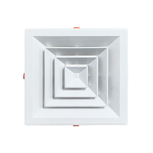 Difusor Quadrado 35x35 Regulável  ABS Branco Sicflux Clip