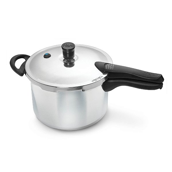 Panela de Pressão 4,5 litros Nigro Press Alumínio Polida Tampa Fechamento Externo