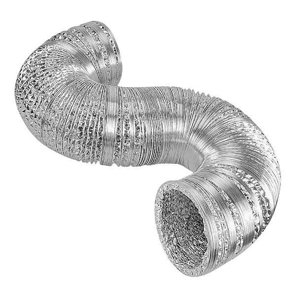 Tubo Flexível Aluminizado 150mm (metro)