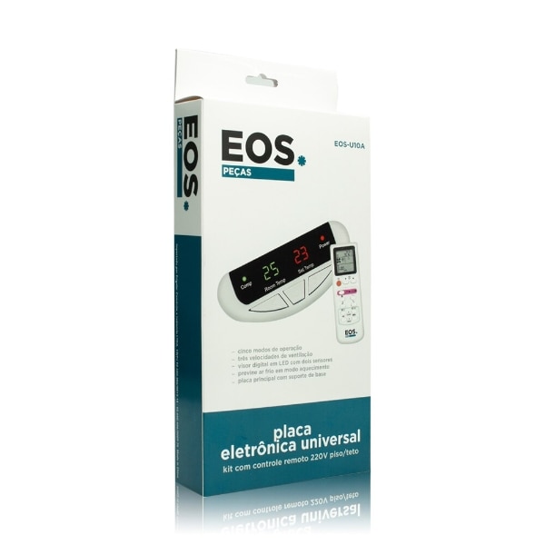 Placa Eletrônica Universal C/ Controle Remoto 220V Piso/Teto EOS
