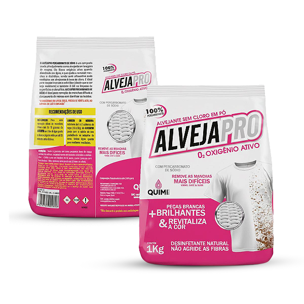 Alveja Pro 1Kg Percarbonato de Sódio Alvejante sem Cloro