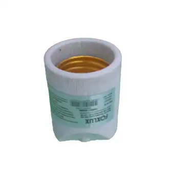 Soquete Porcelana E27 Branco Foxlux